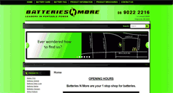 Desktop Screenshot of batteriesnmore.com.au